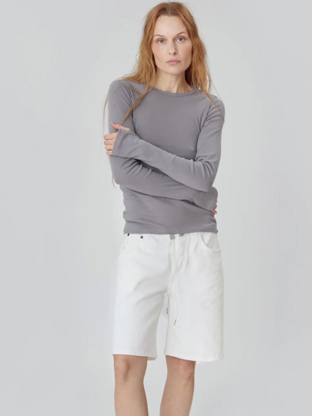Cool Shorts in Milk
